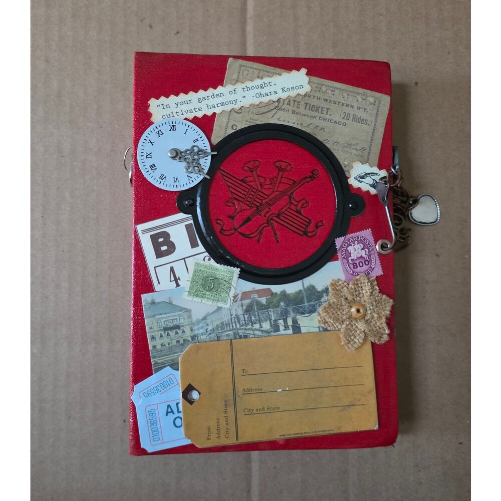 Junk Journal Many Pages - Handmade